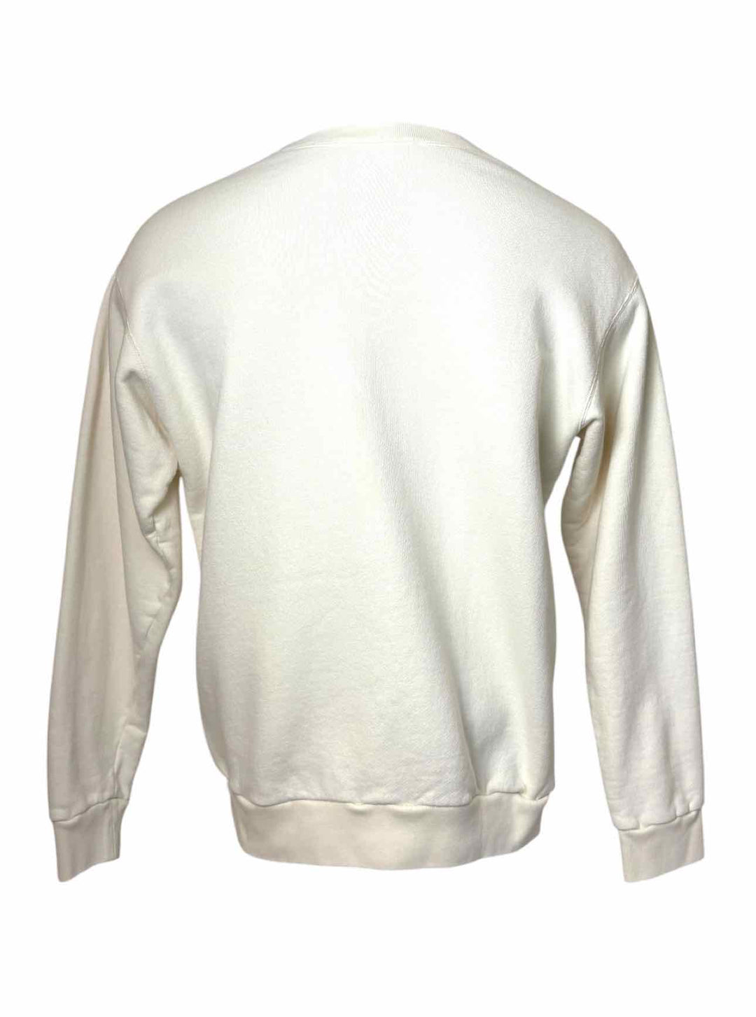 Gucci Size M Embroidered Logo Cotton Sweatshirt