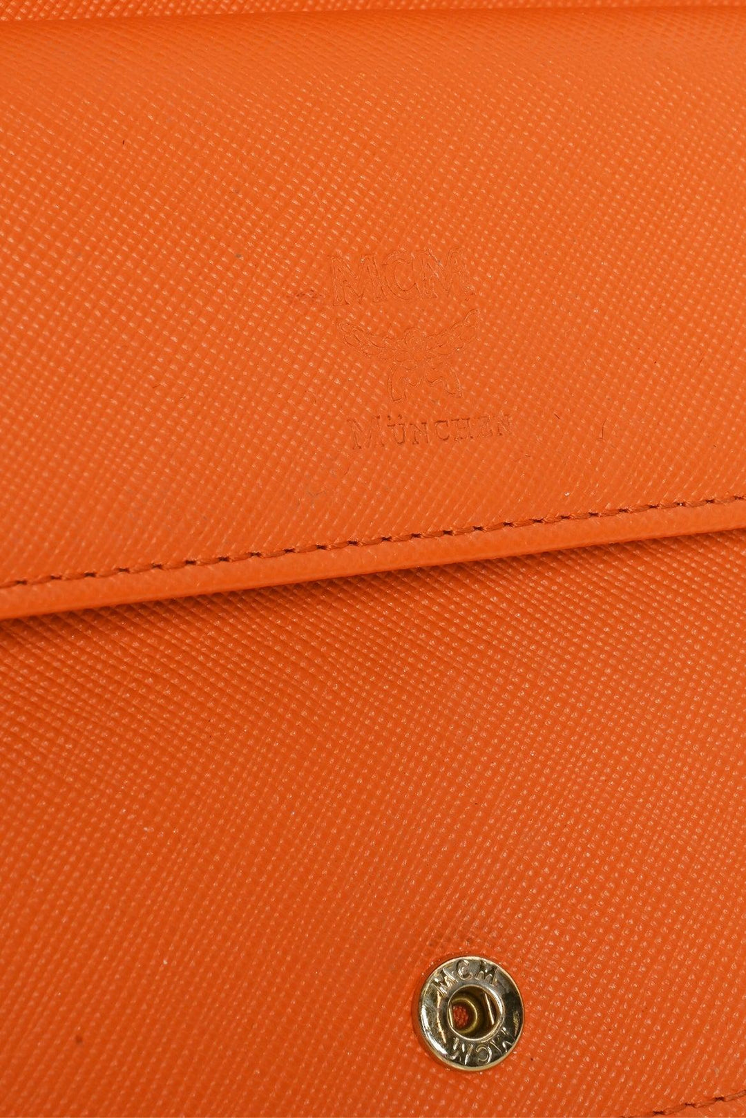 MCM Visetos Monogram Flap Wallet