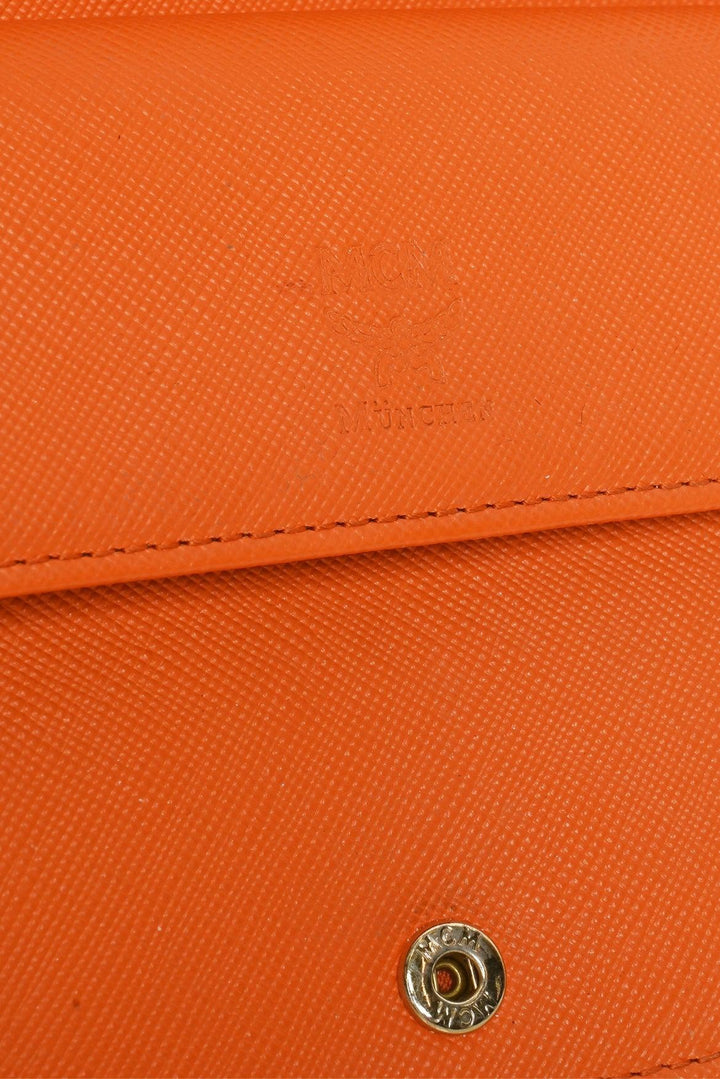 MCM Visetos Monogram Flap Wallet