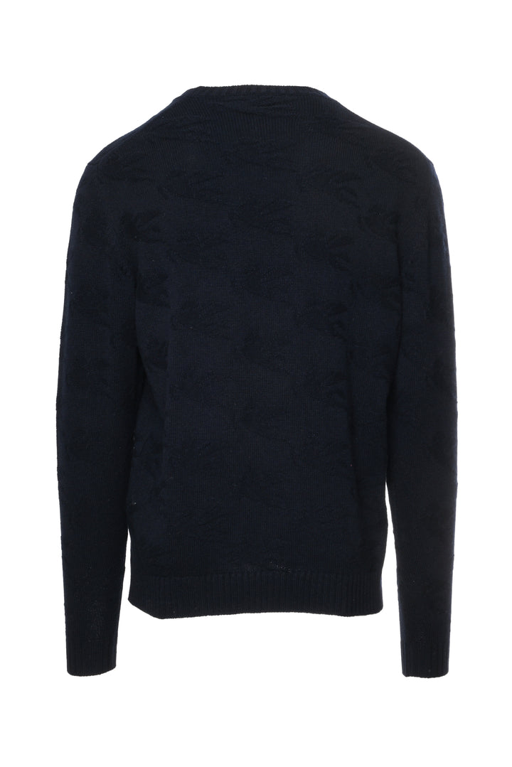 Etro Size XL Men's All Over Logo Knit Sweater
