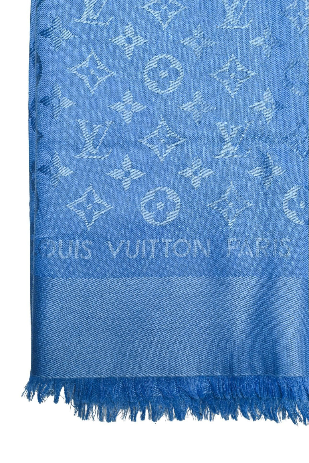 Louis Vuitton Silk & Wool Blend Monogram Shawl