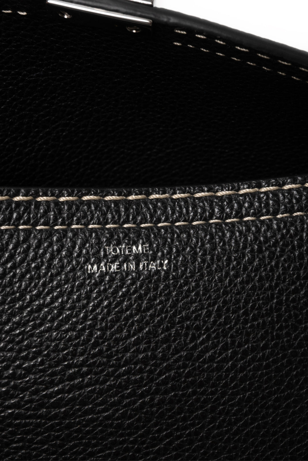 Toteme T-Lock Leather Shoulder Bag