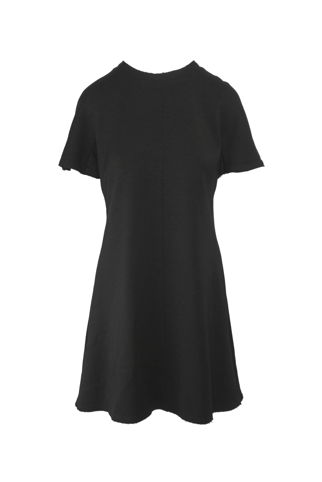 Proenza Schouler Size 8 Lace Up Back Wool-Blend Mini Dress