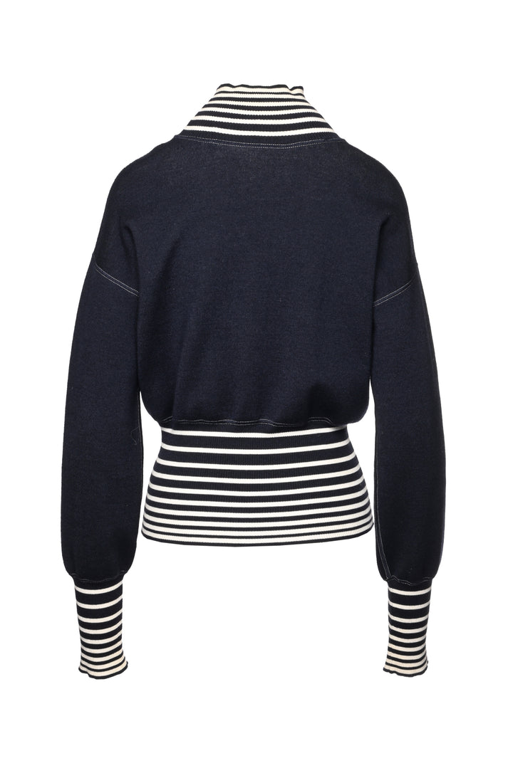 Loewe Size S Striped Mockneck Sweater