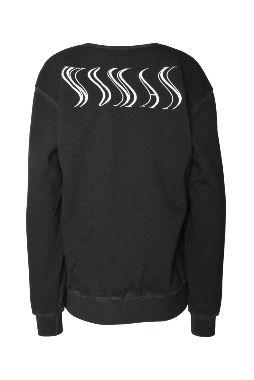 Off White Size XS Painting Chair Crewneck Sweatshirt