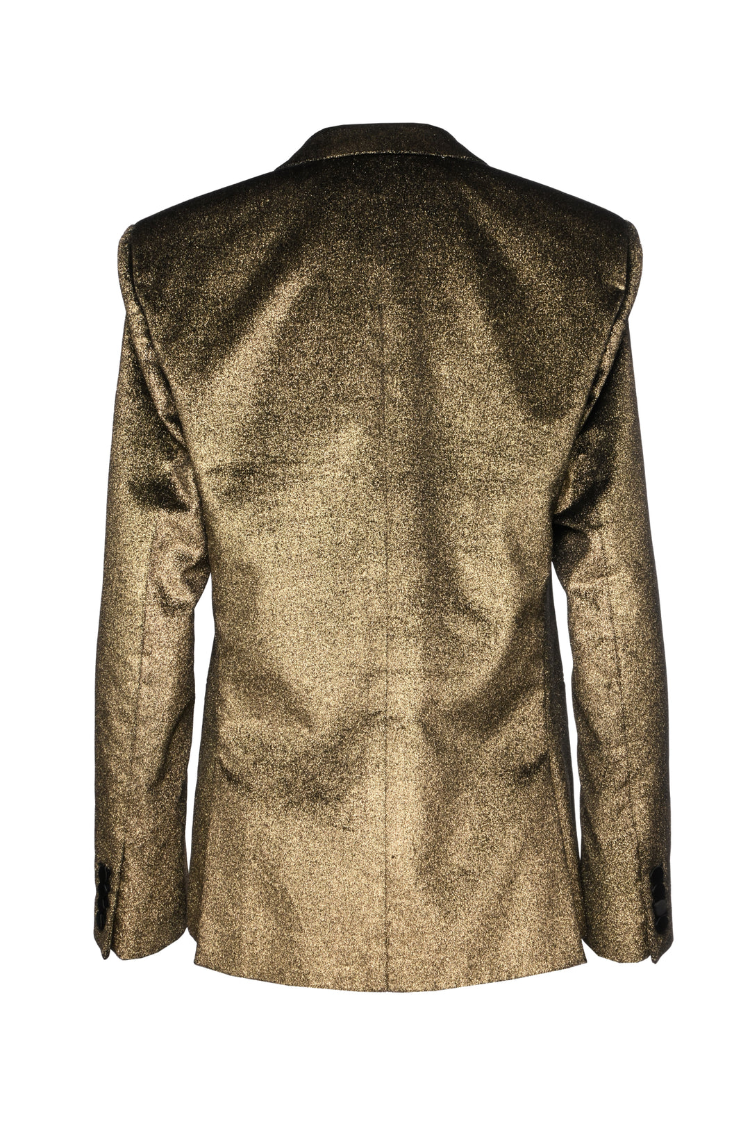 Saint Laurent Size 38 Men's 2018 Metallic Single-Breasted Crushed Velvet Blazer