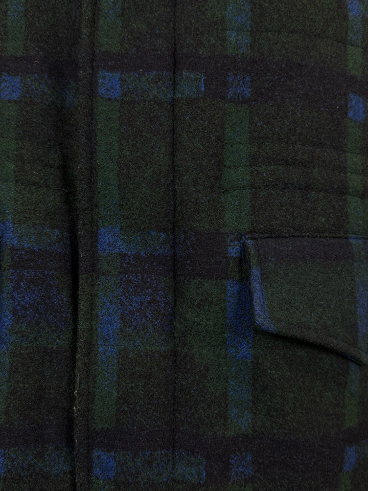 Etro Size XL Men's Plaid Wool-Blend Jacket