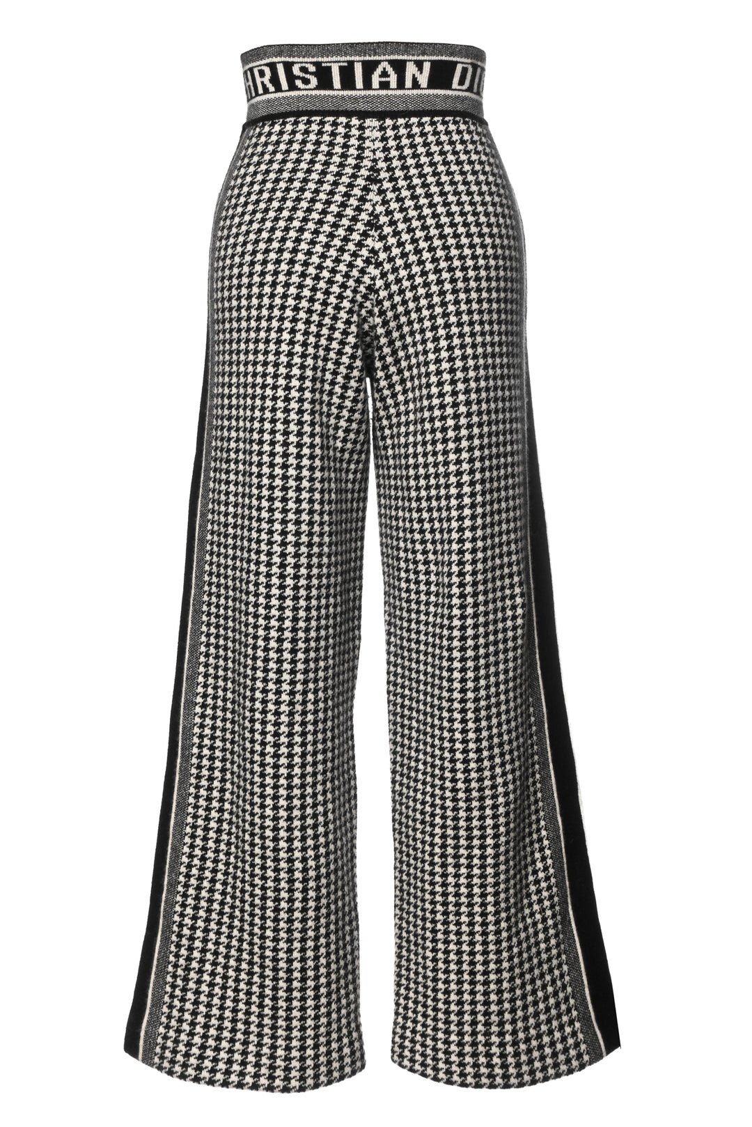 Dior Size 2 Houndstooth Cashmere Sweatpants