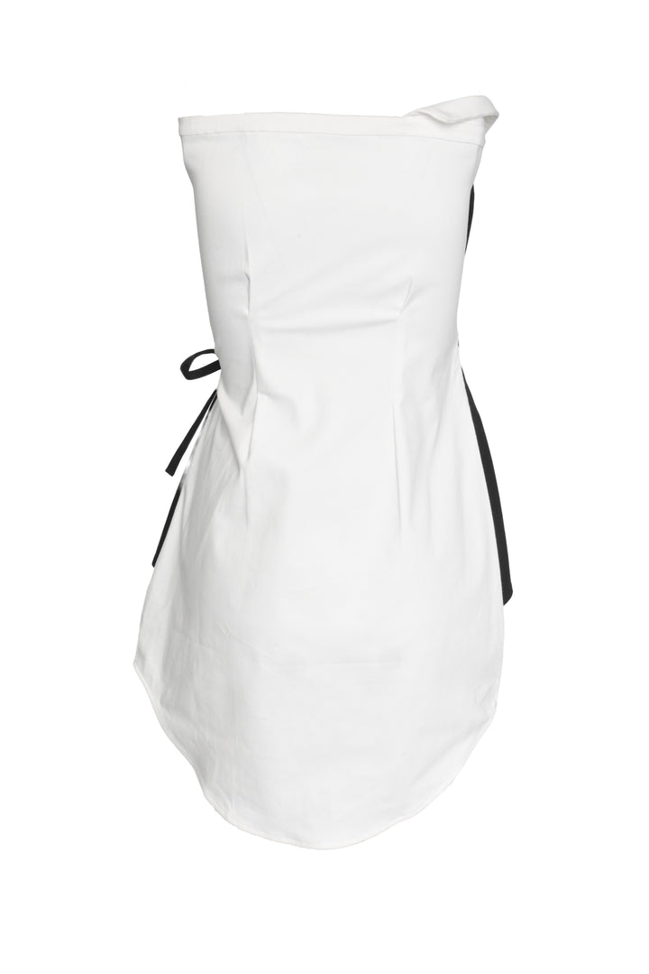 Aaizel Size M Deconstructed Wrap Shirt Mini Dress
