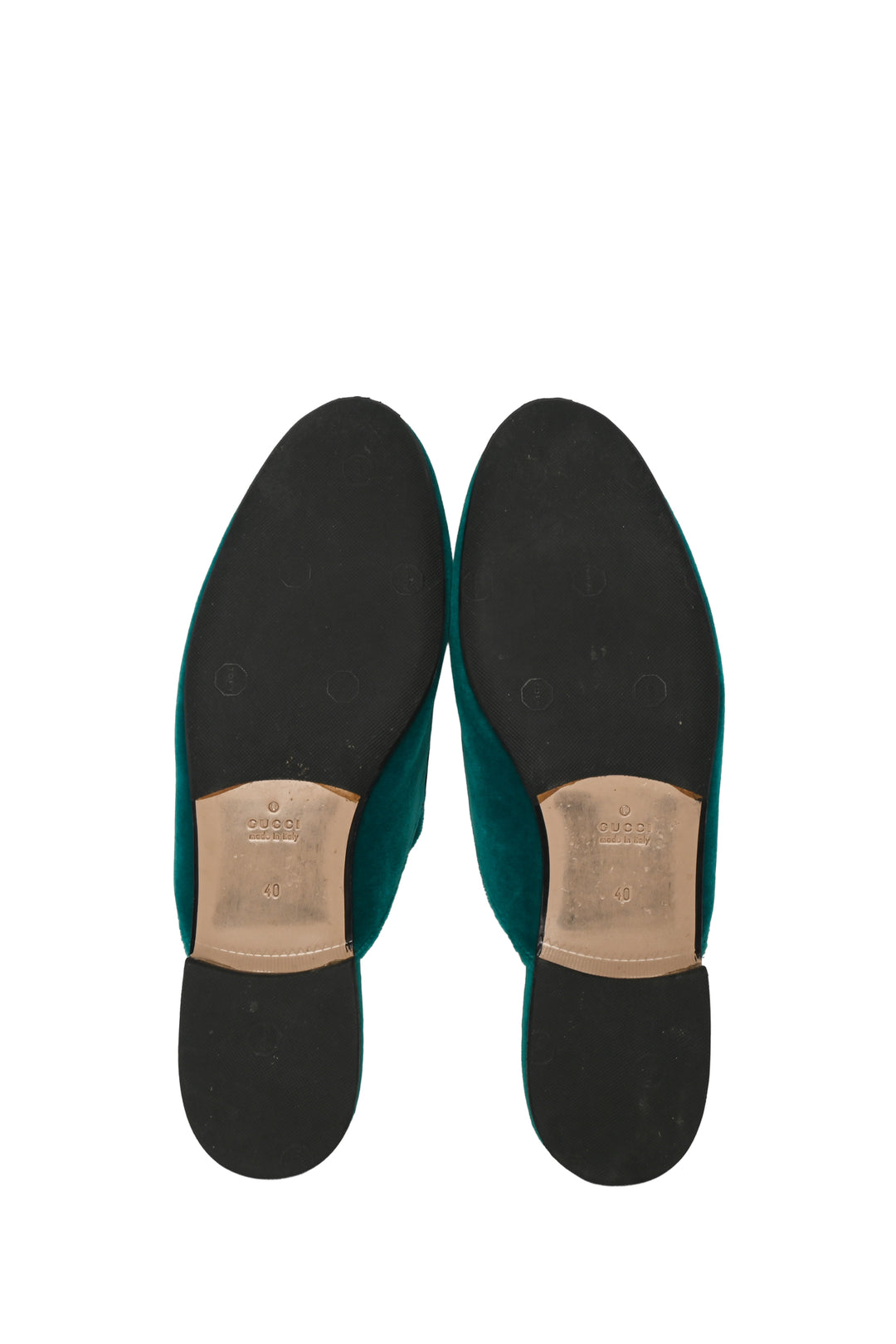 Gucci Size 40 Velvet Tiger Embellished Princetown Mules