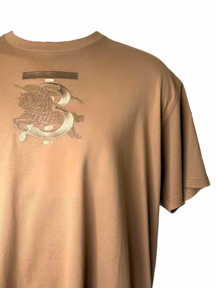 Burberry  London Embroidered Logo Size L Men's T-shirt