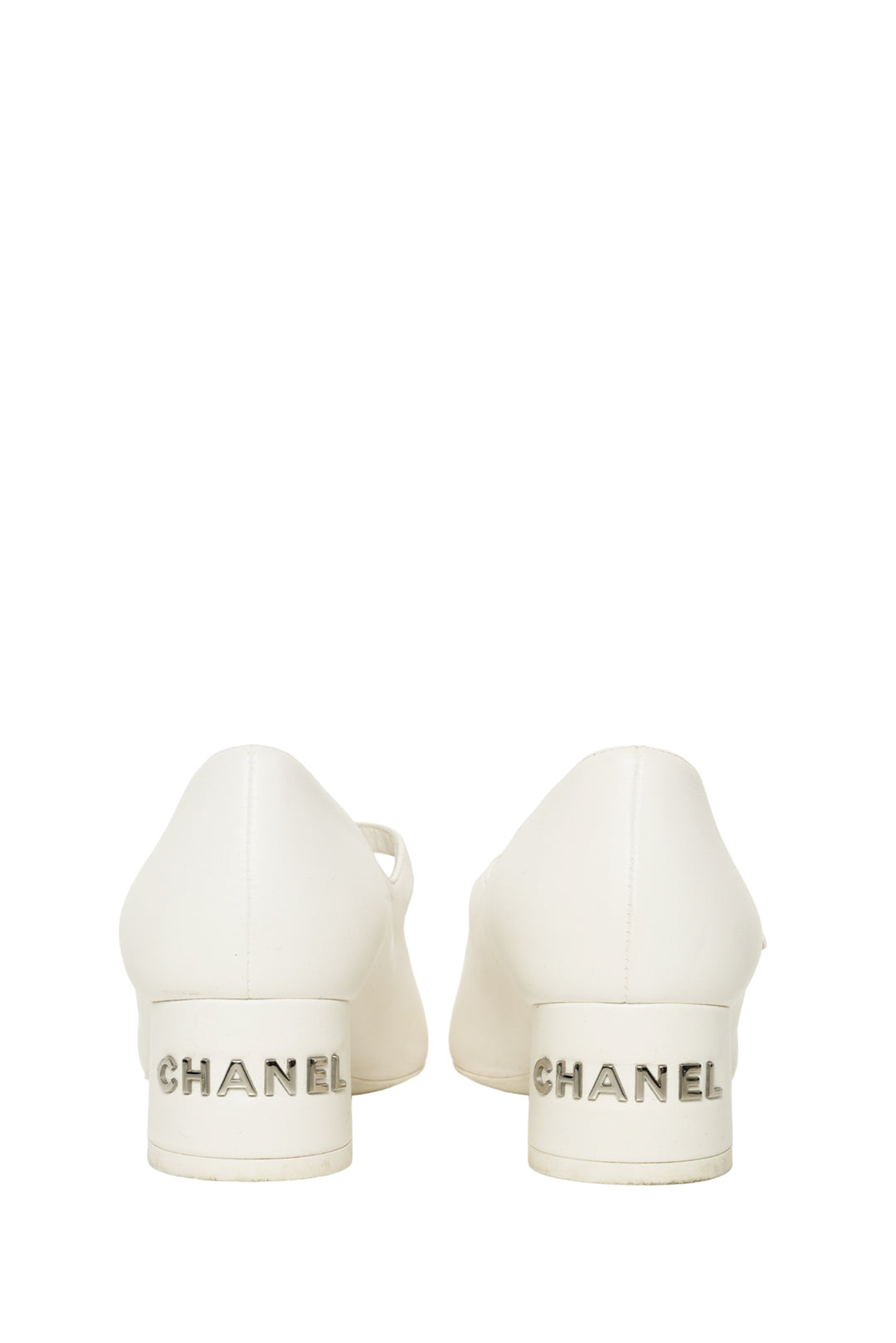 Chanel Size 35.5 Back Logo Mary Jane Pumps