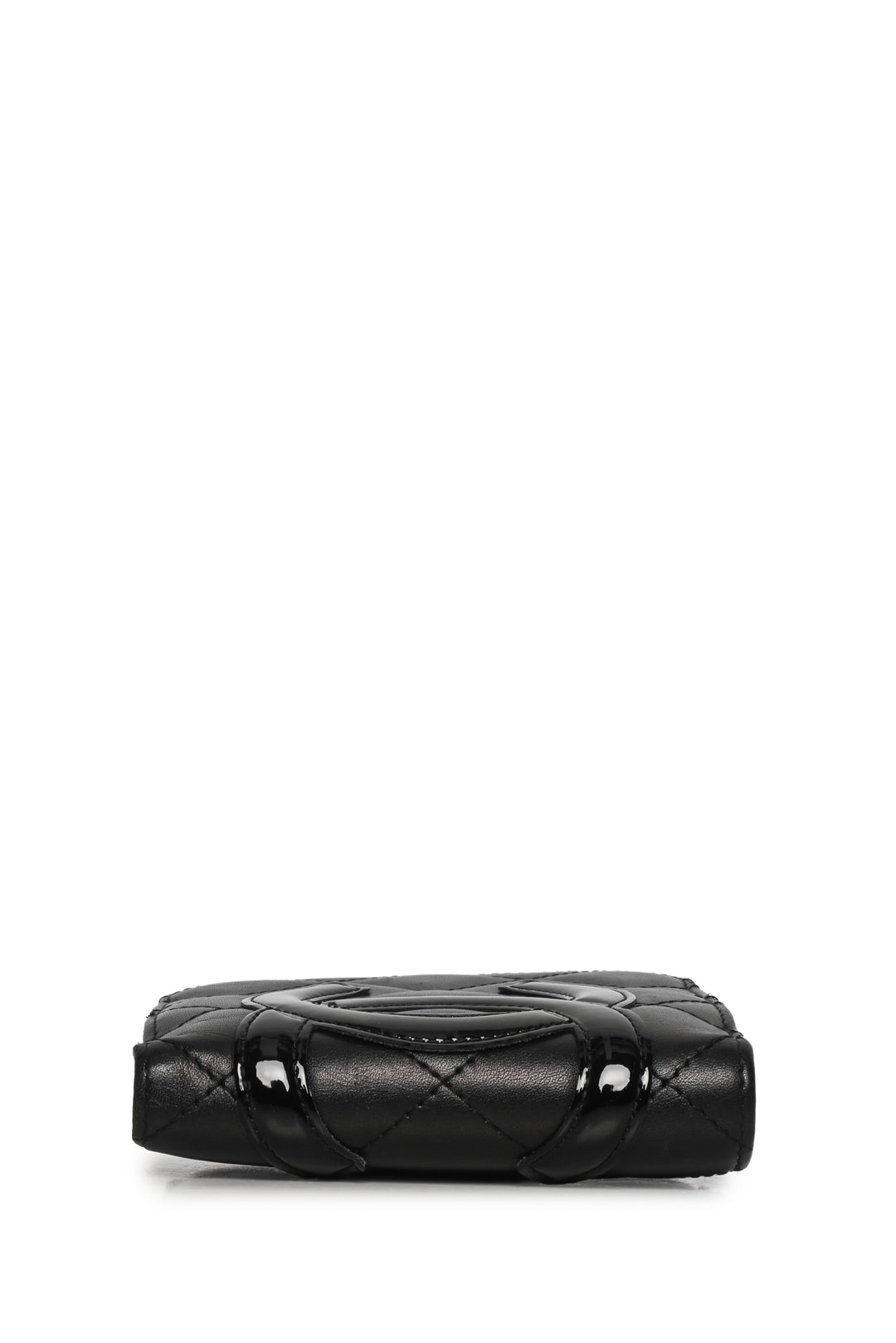 Chanel 2009-2010 Quilted Ligne Cambon Bi-fold Compact Wallet