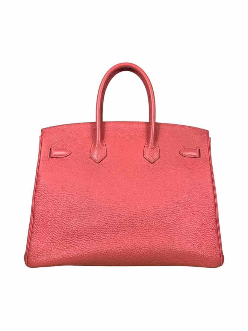 Hermes 2013 Rose Lipstick Veau Togo Birkin 35