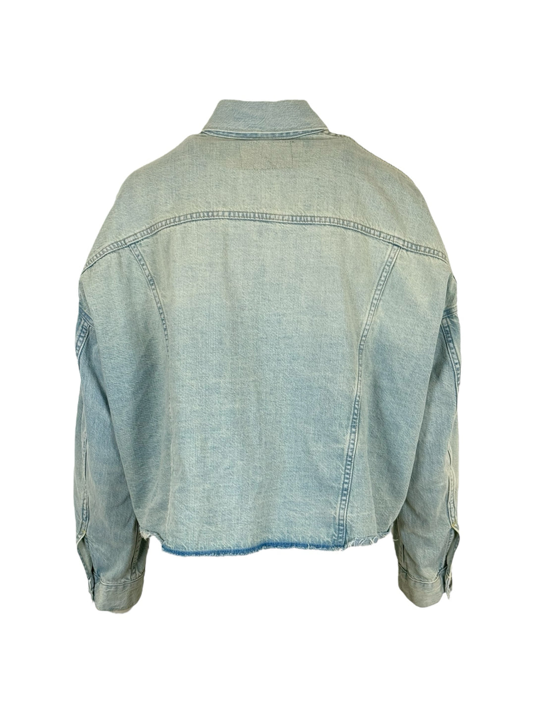 R13 Size XS Off Trucker Denim Jacket
