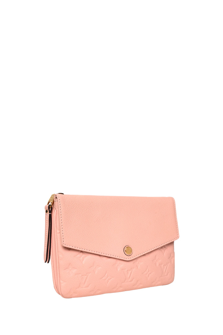 Louis Vuitton Monogram Empreinte Twice Shoulder Bag