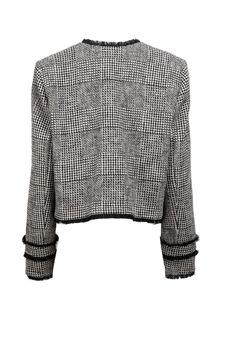 Dorothee Schumacher Size 6 Article Checked Comfort Jacket