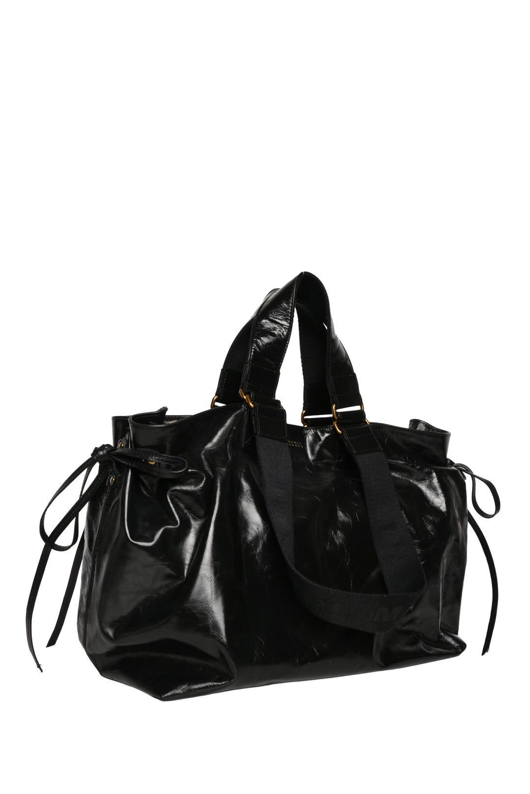 Isabel Marant Crinkled Leather Wardy Tote