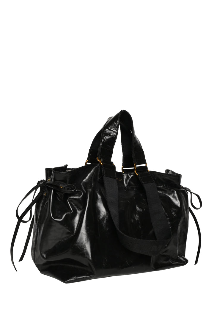 Isabel Marant Crinkled Leather Wardy Tote