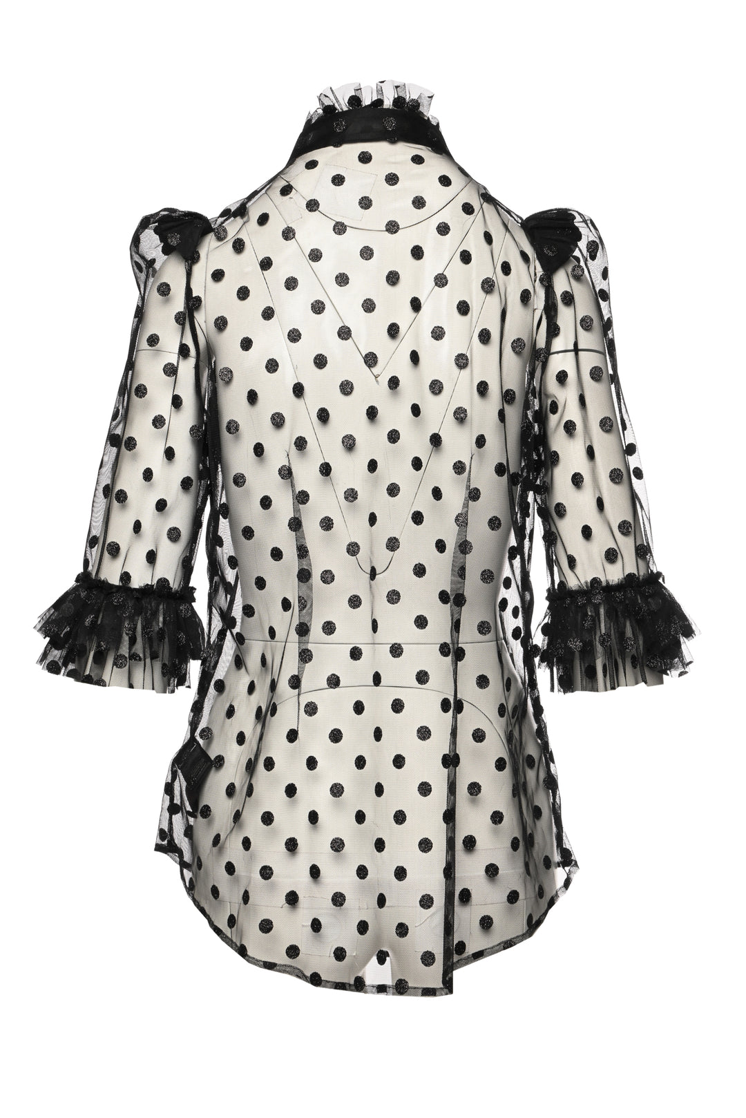 The Vampire's Wife Tulle Polkadot Size 10 Blouse