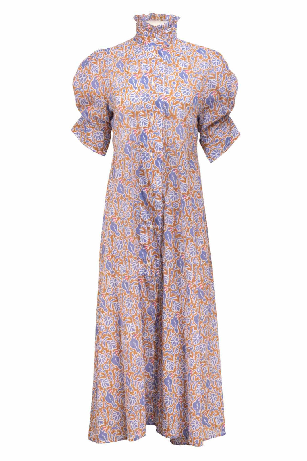 Thierry Colson Size M Venetia Parrot Print Dress