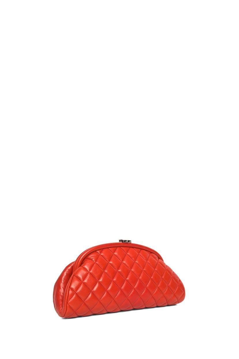 Chanel 2011 Lambskin Quilted Timeless Clutch