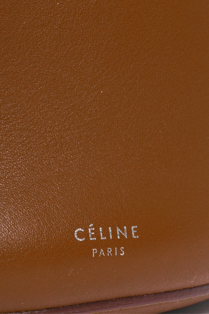 Celine 2018 Long Strap Leather Big Bucket Bag