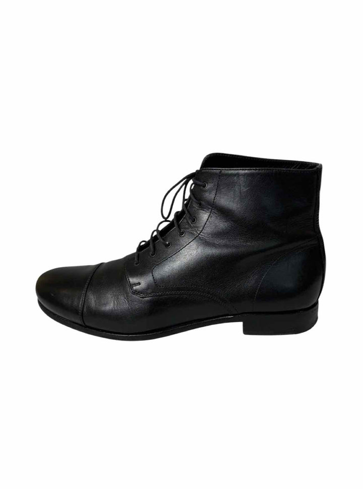 Mens Shoe Size Prada Size 9.5 Men's Leather Ankle Boots