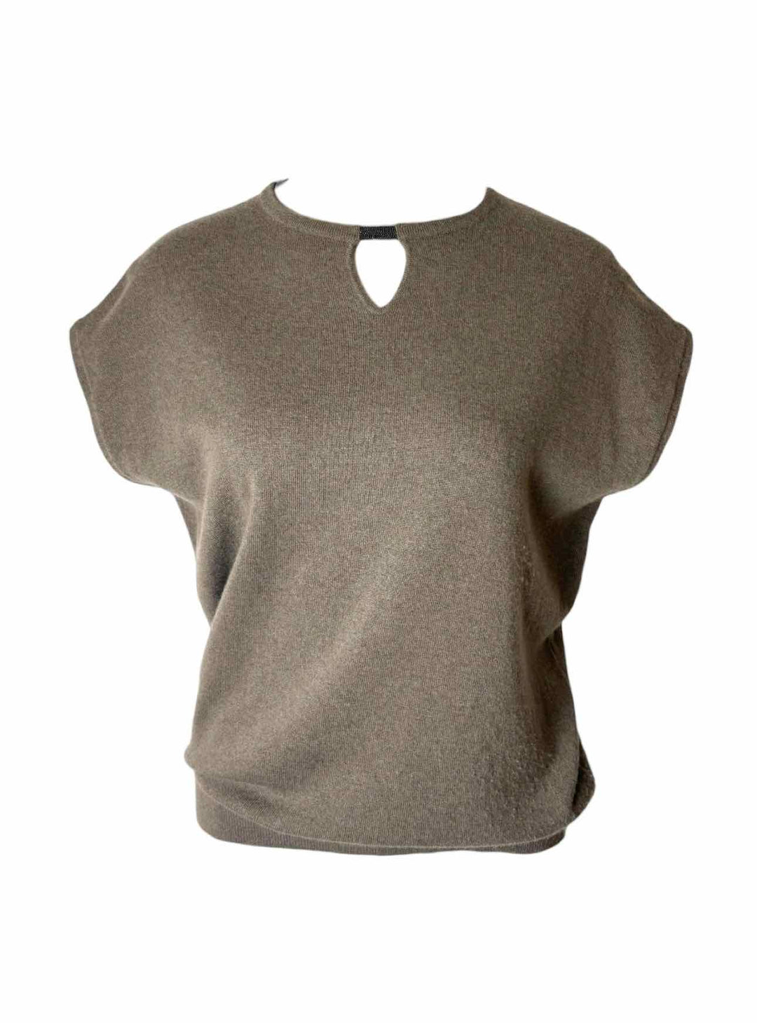 Brunello Cucinelli Size M Wool Blend Sleeveless Sweater