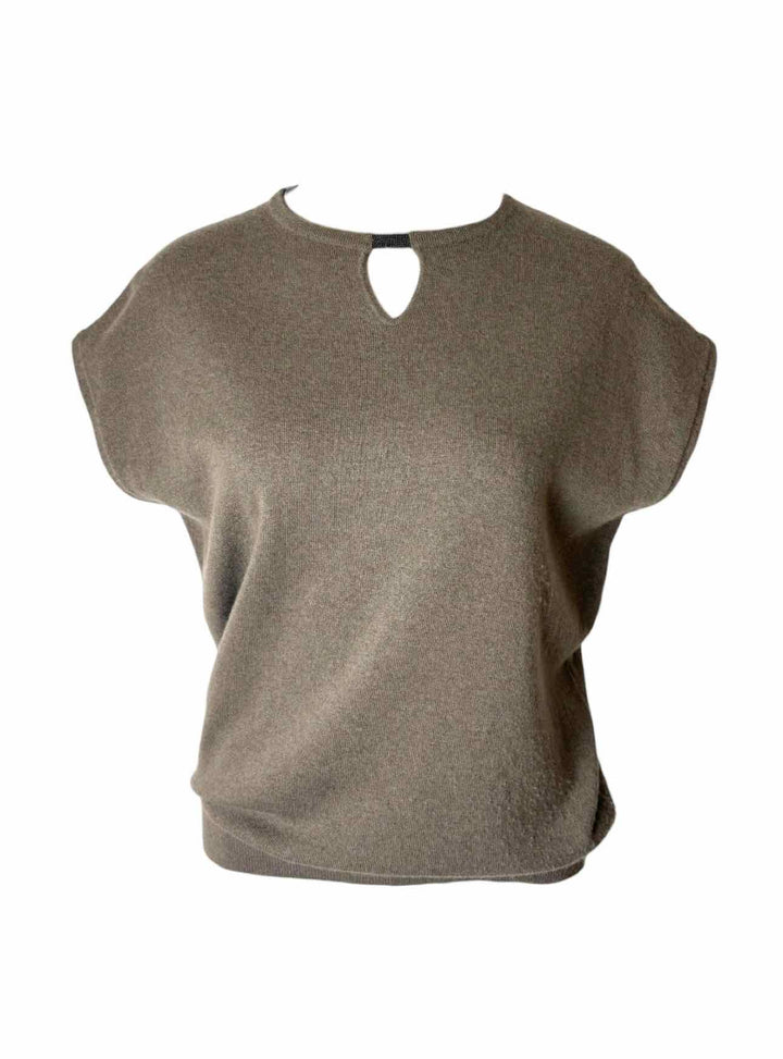 Brunello Cucinelli Size M Wool Blend Sleeveless Sweater