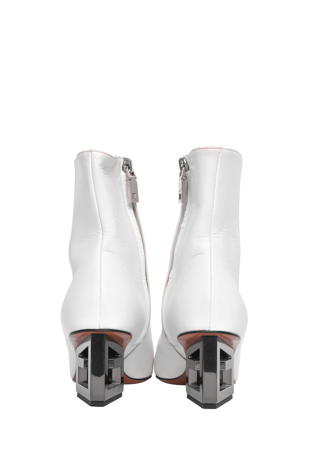 Givenchy Size 35 Triangle G Heel Ankle Boots