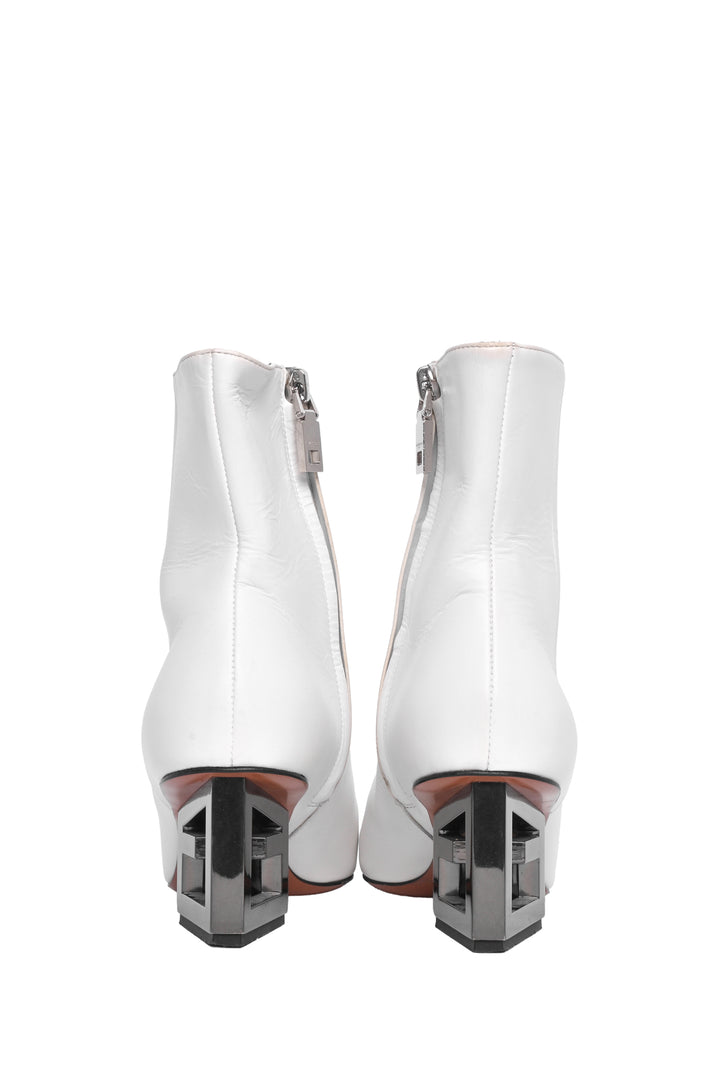 Givenchy Size 35 Triangle G Heel Ankle Boots