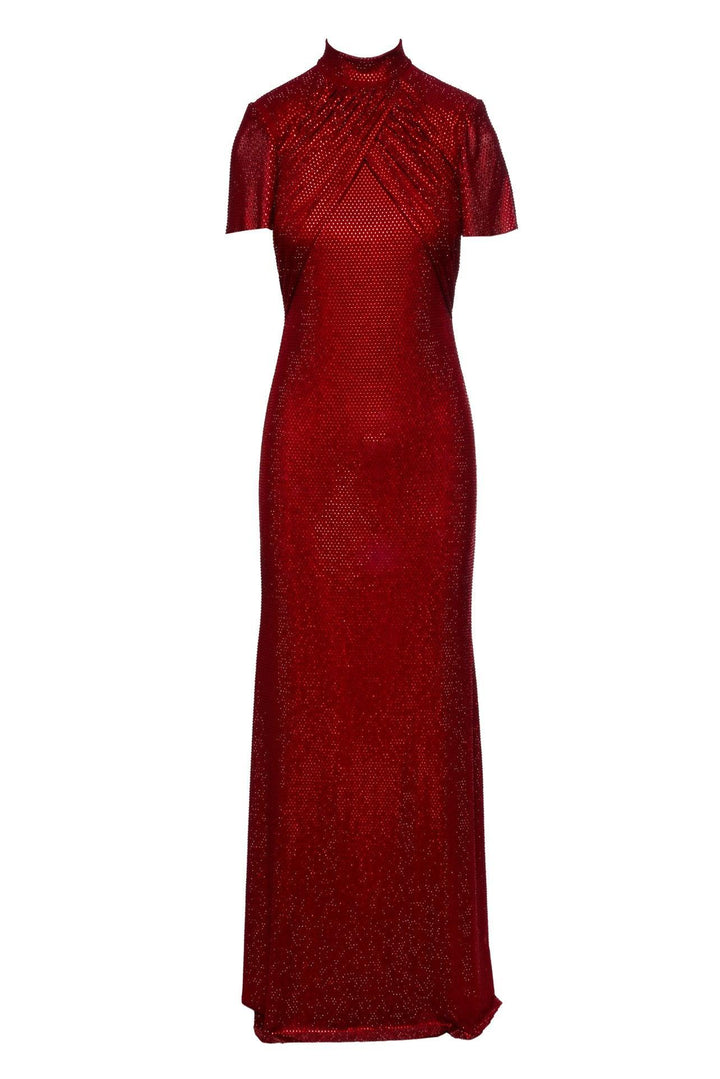 Self Portrait Rhinestone Mesh Size 6 Gown