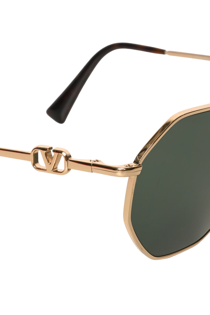 Valentino VLogo Signature Octagon Sunglasses