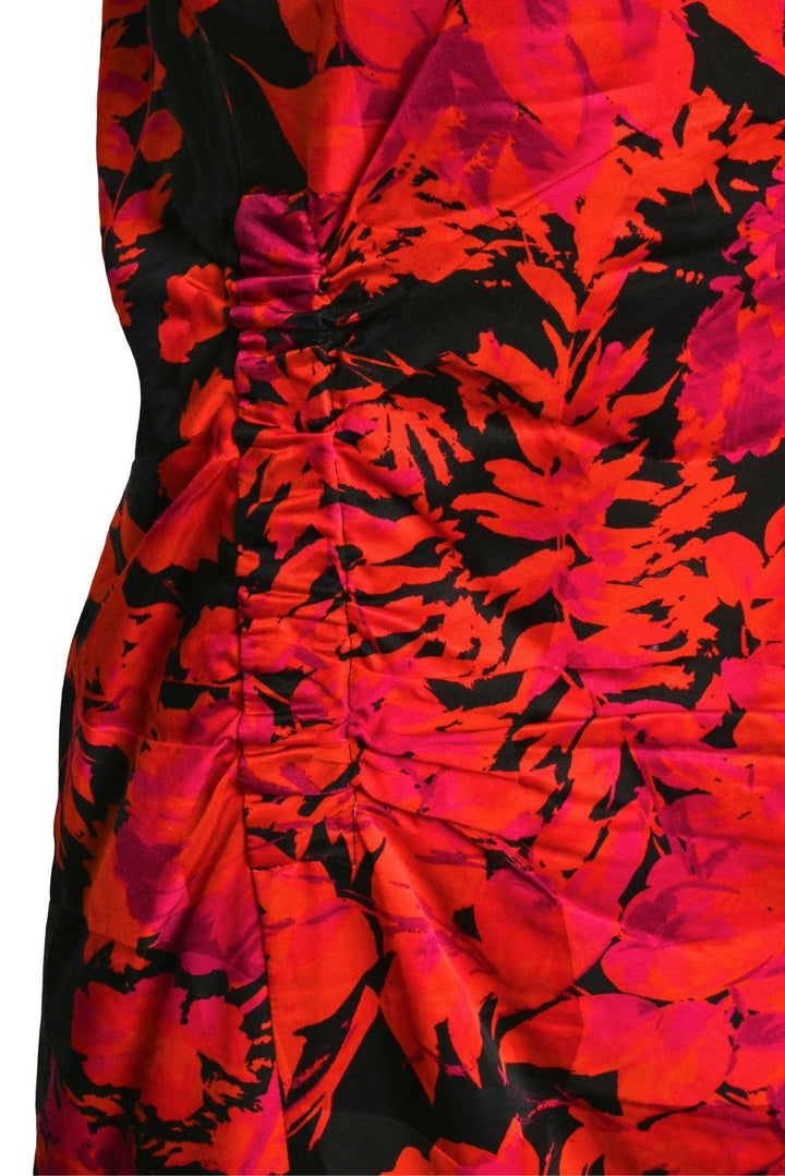 Dries Van Noten Size 6 Floral Cotton-Blend Midi Dress