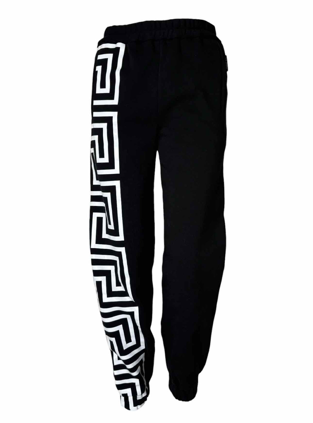 Versace Size 38 Greca Motif Printed Sweatpants Pants
