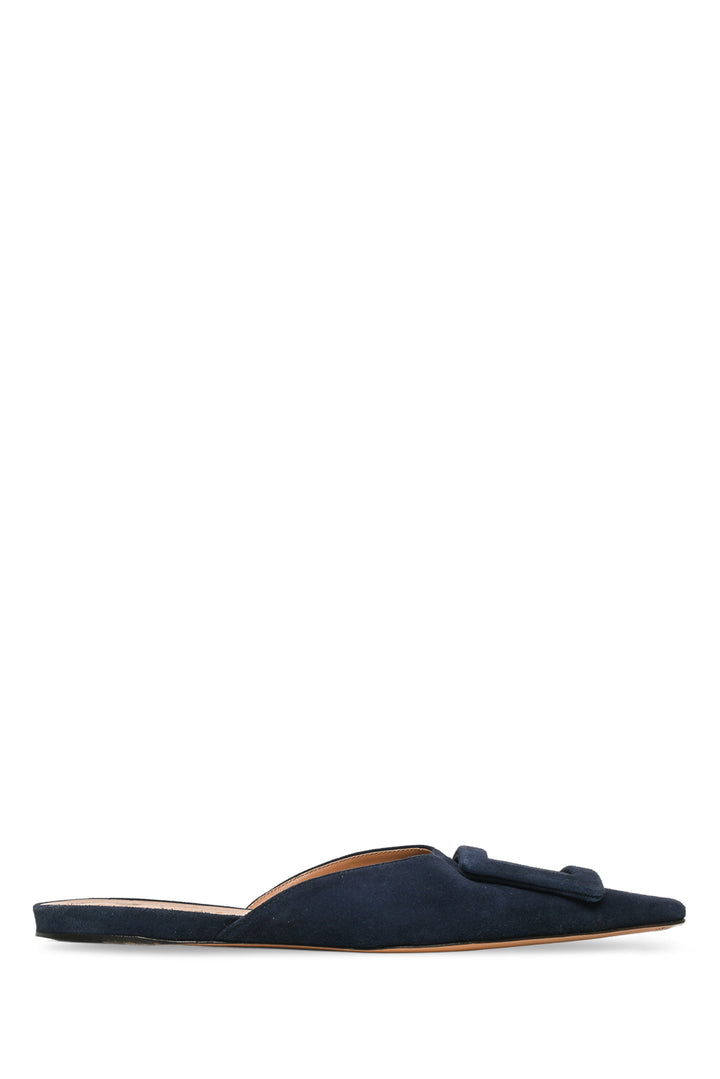 Marni Size 38 Pointed Toe Suede Mules