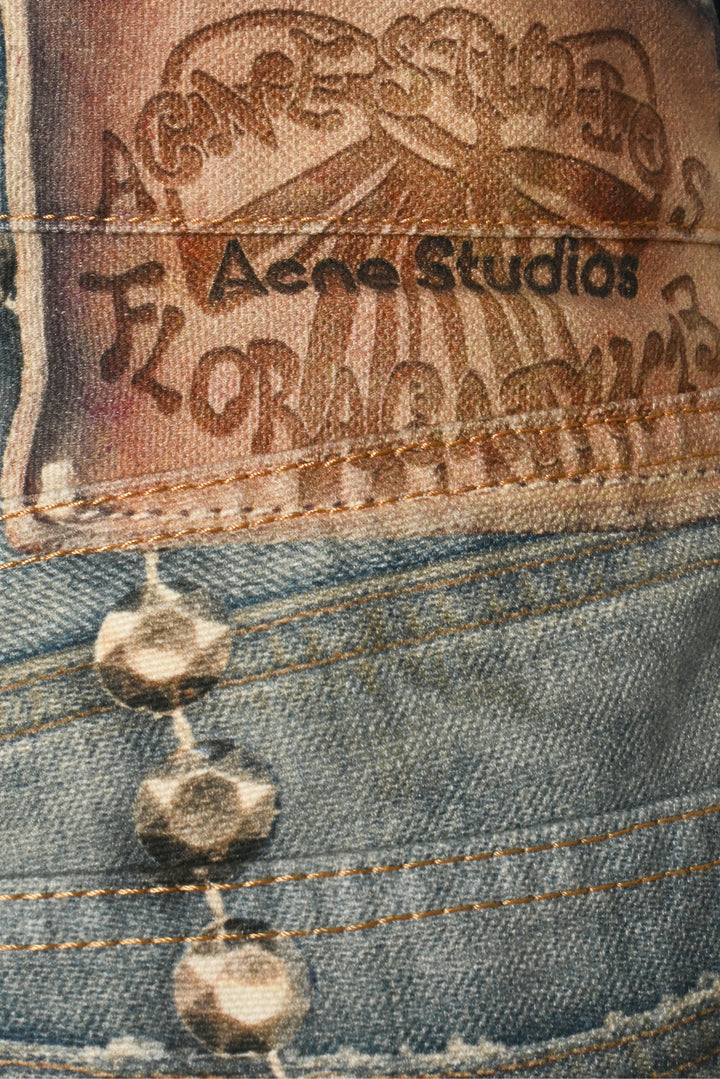 Acne Studios Size 2 Trompe L'oeil Jeans - 1981