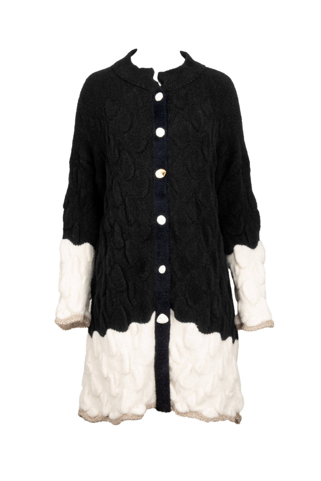 Elisa Cavaletti Size M Knit Button Up Cardigan