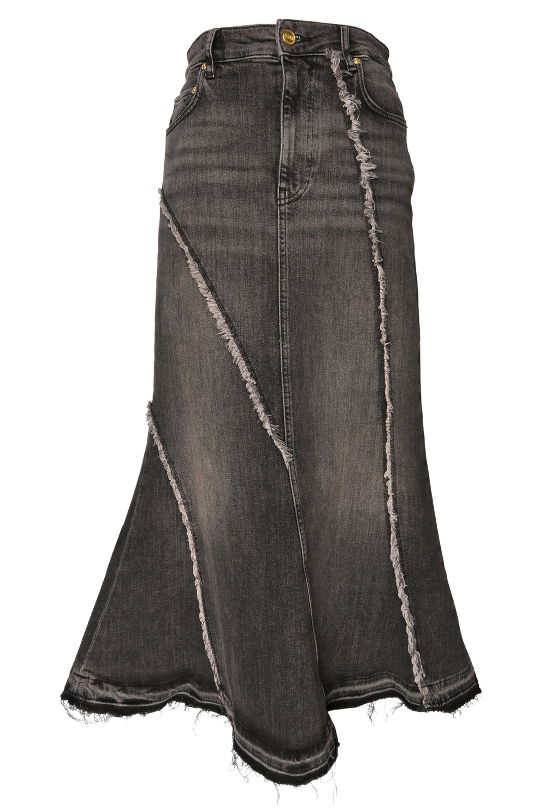 Ganni Size 34 Denim Skirt