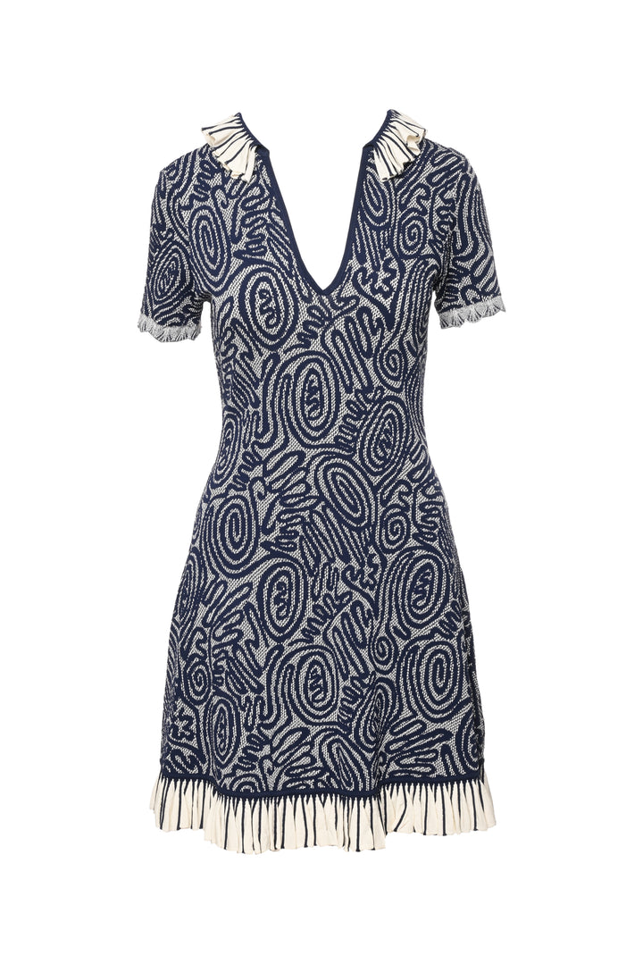 Ulla Johnson Size M Gabrielle Abstract Print Jacquard Dress