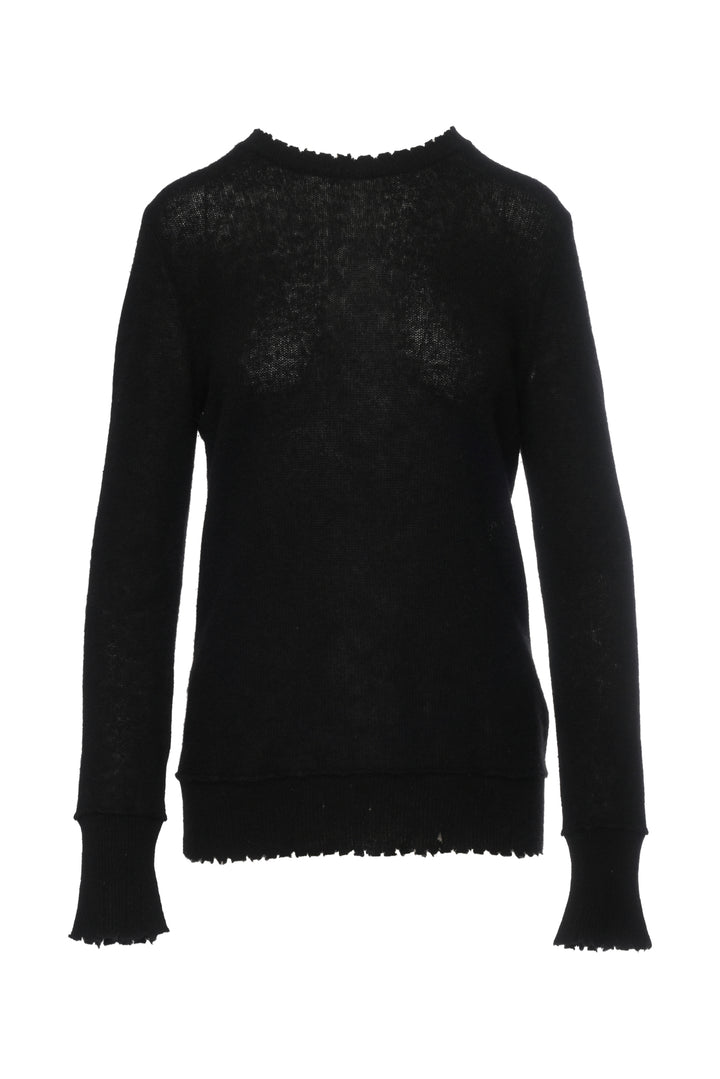 R13 Size S Distressed Edge Sweater