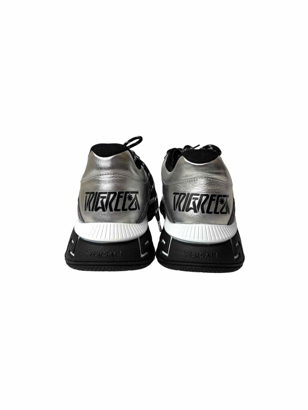 Versace La Greca Metallic Sneakers