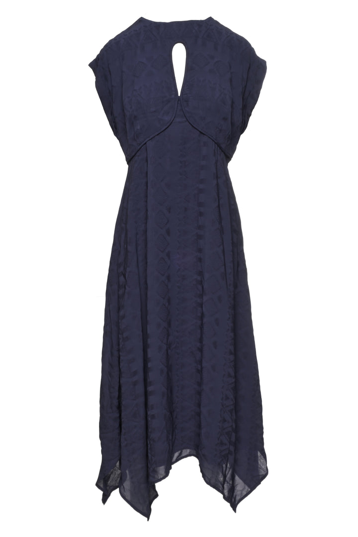 BA&SH Size 3 Inaia Asymmetric Midi Dress