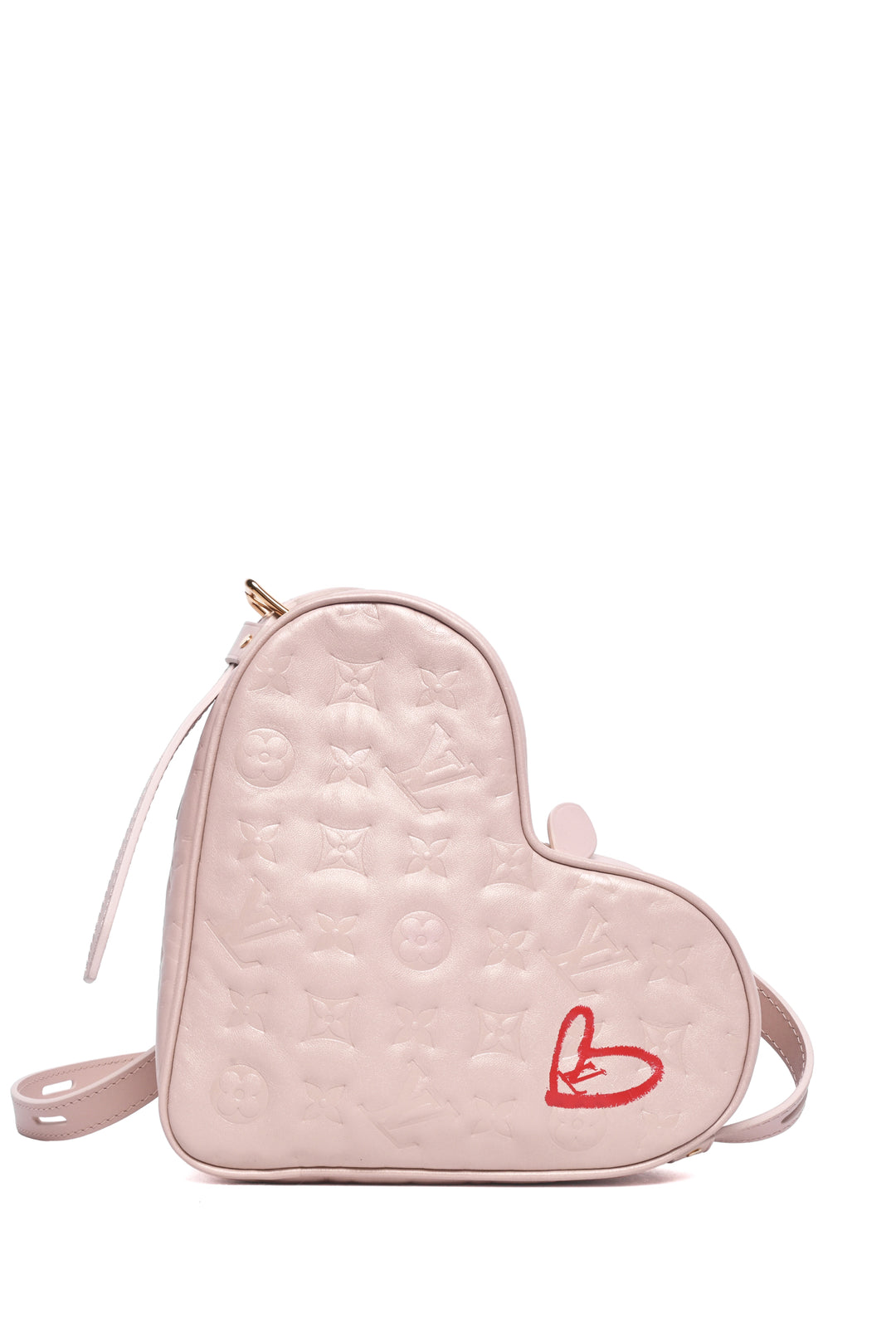 Louis Vuitton 2021 Monogram Embossed Lambskin Fall In Love Sac Coeur Crossbody