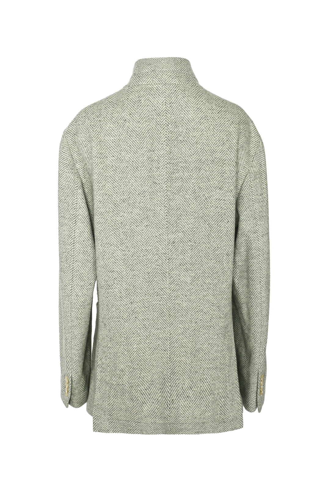 Brunello Cucinelli Size M Men's Herringbone Wool, Silk & Cashmere-Blend Blazer