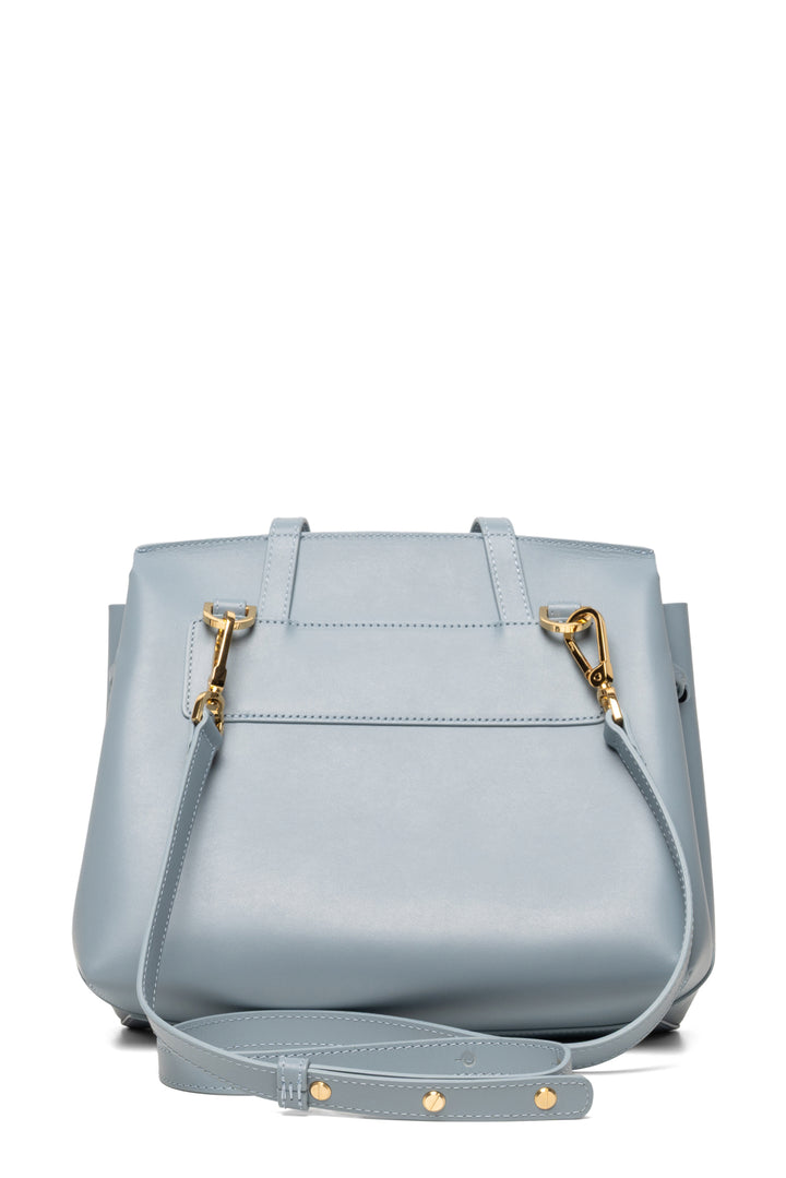 Mansur Gavriel Smooth Leather Small Lady Top Handle