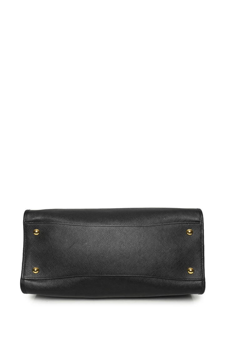 Prada Soft Leather Dome Tote