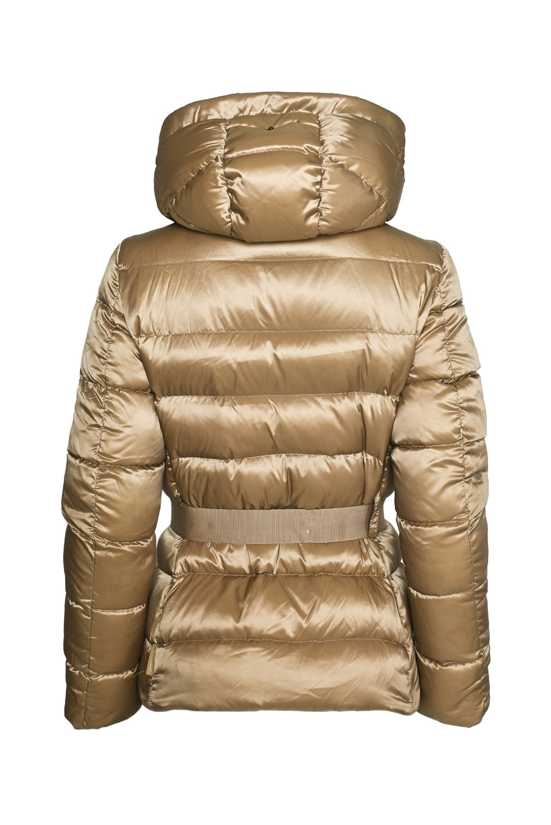 Moncler Size 0 Tatie Belted Quilted Jacket