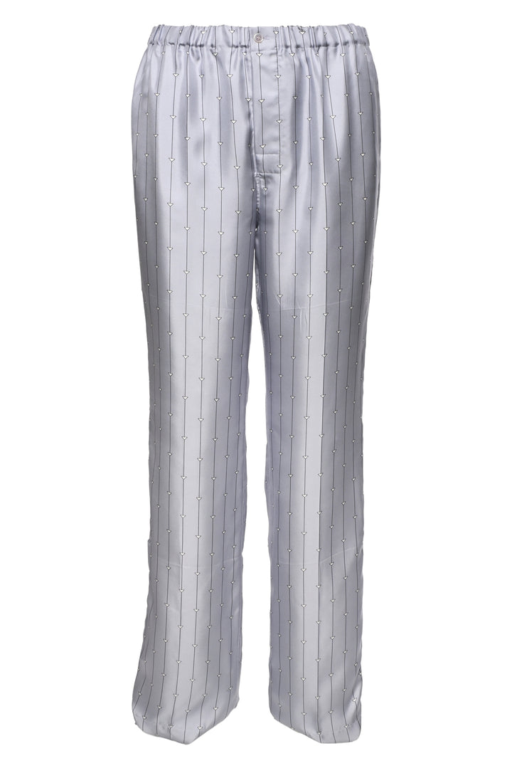 Prada Size S Silk Triangle Pajama Set